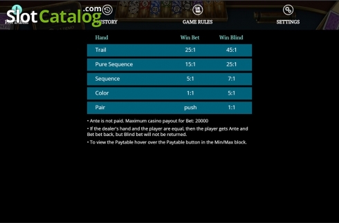 Скрин5. Poker Teen Patti слот