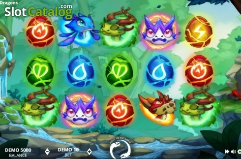 Скрин2. Reign of Dragons слот