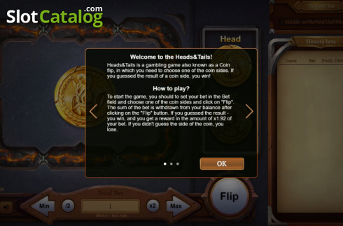 Скрин5. Heads & Tails (Evoplay Entertaiment) слот