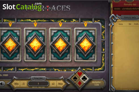 Скрин2. Four Aces слот