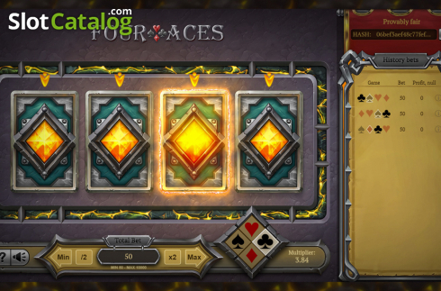 Скрин3. Four Aces слот