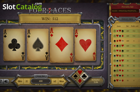 Скрин4. Four Aces слот