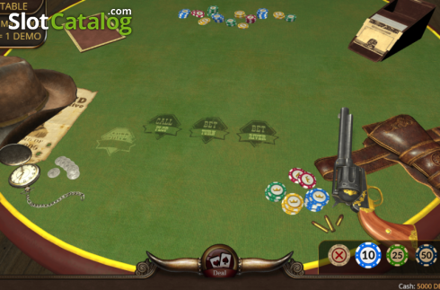 Скрин2. Texas Holdem Poker 3D слот