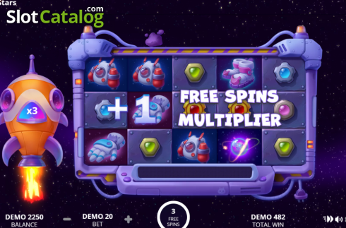 Скрин6. Rocket Stars слот