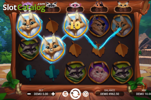 Скрин5. Fluffy Rangers слот