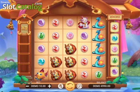 Скрин2. Valley of Dreams слот