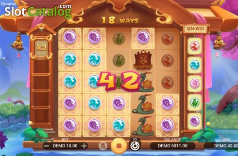 Скрин3. Valley of Dreams слот