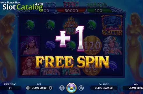Скрин7. Gold of Sirens Bonus Buy слот