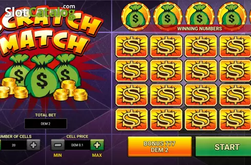Скрин2. Scratch Match слот