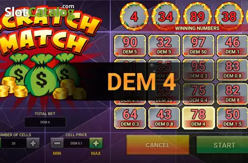 Скрин5. Scratch Match слот