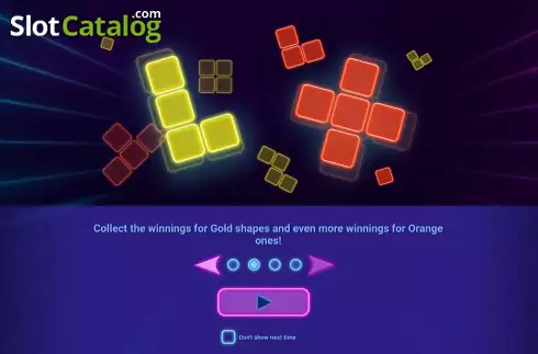 Скрин2. Neon Shapes слот