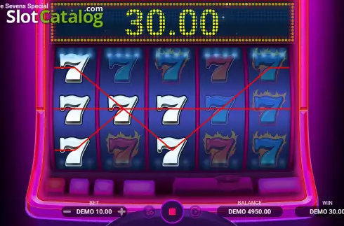 Скрин4. Hot Triple Sevens Special слот