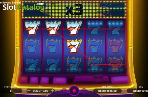 Скрин7. Hot Triple Sevens Special слот