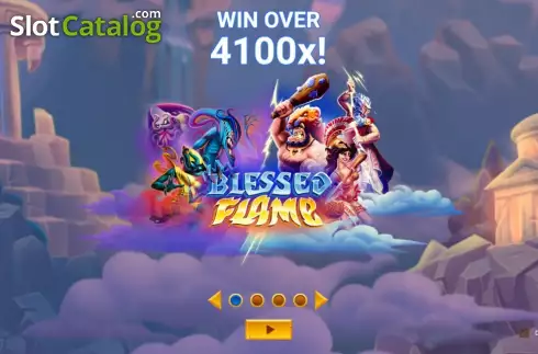 Скрин2. Blessed Flame слот