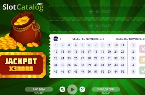 Скрин2. Lottery Ticket слот