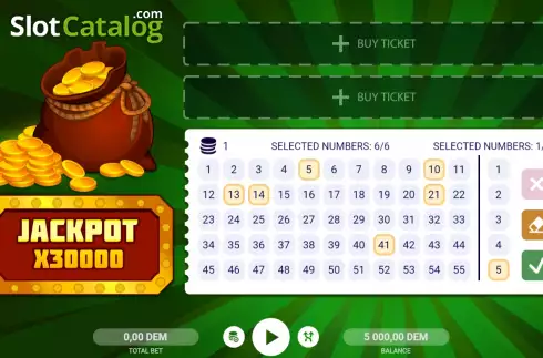 Скрин3. Lottery Ticket слот