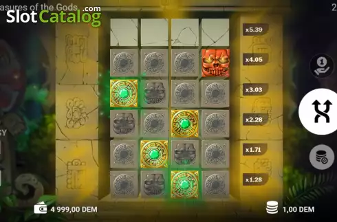 Скрин5. Treasures of the Gods слот