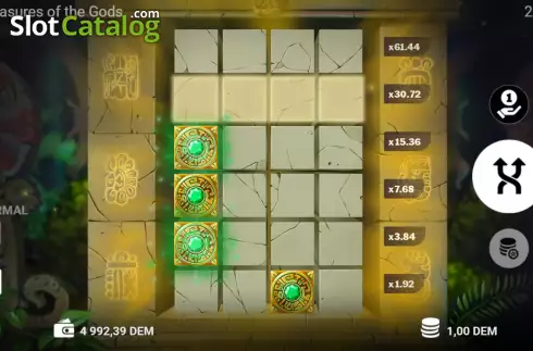 Скрин8. Treasures of the Gods слот