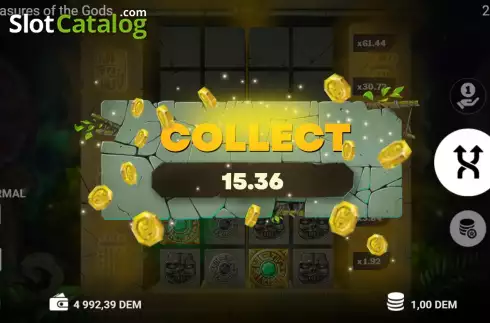 Скрин9. Treasures of the Gods слот