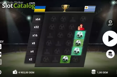 Скрин6. Soccer Solo Striker слот