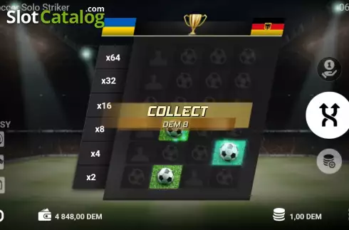 Скрин7. Soccer Solo Striker слот