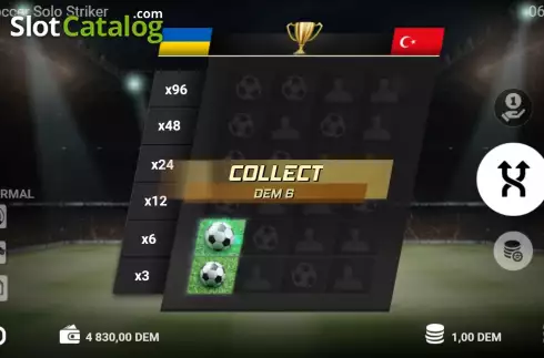 Скрин8. Soccer Solo Striker слот
