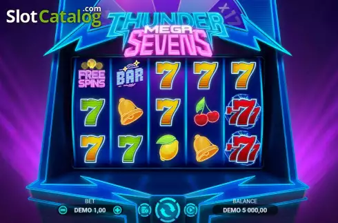 Скрин2. Thunder Mega Sevens слот