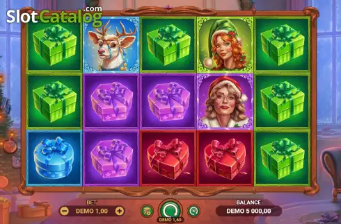Скрин2. Mega Merry Gifts слот