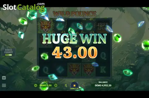 Скрин3. Wild Pounce слот