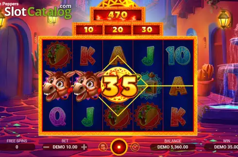 Скрин3. Don Juan Peppers (Evoplay) слот