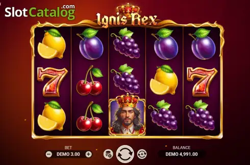 Скрин2. Ignis Rex слот