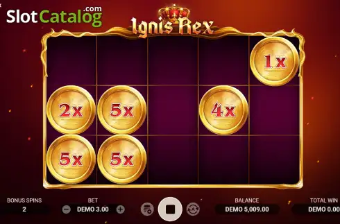 Скрин3. Ignis Rex слот