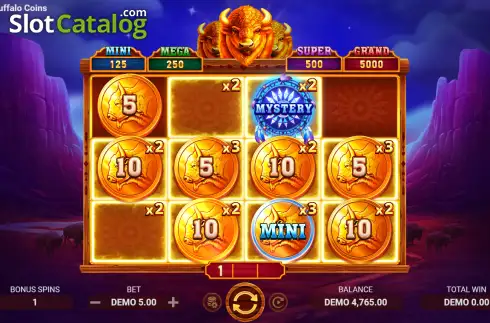 Скрин3. Young Buffalo Coins слот