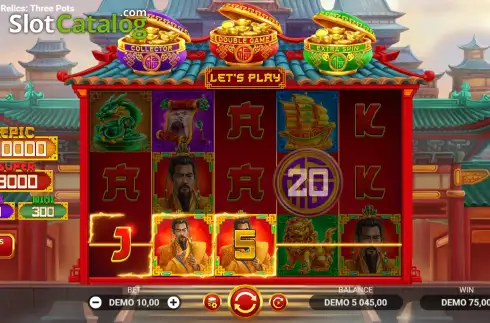 Скрин3. Imperial Relics: Three Pots слот