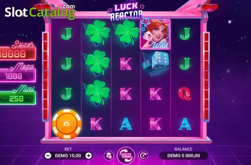 Скрин2. Luck Reactor слот