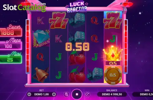 Скрин3. Luck Reactor слот