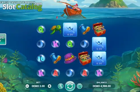 Скрин2. Mega Greatest Catch Blue Marlin слот