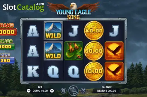 Скрин2. Young Eagle Song слот