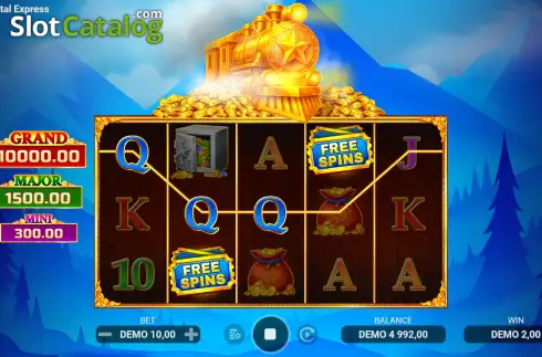 Скрин3. Train of Riches: Capital Express слот