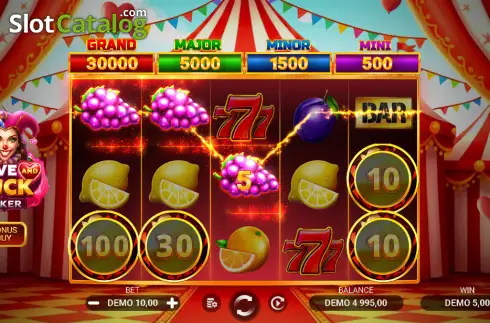 Скрин3. Love and Luck Joker слот