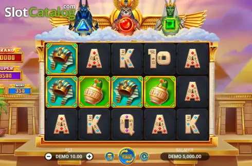 Скрин2. Gems of Ra слот