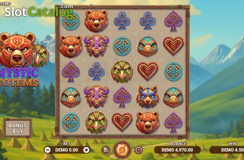 Скрин2. Mystic Totems слот