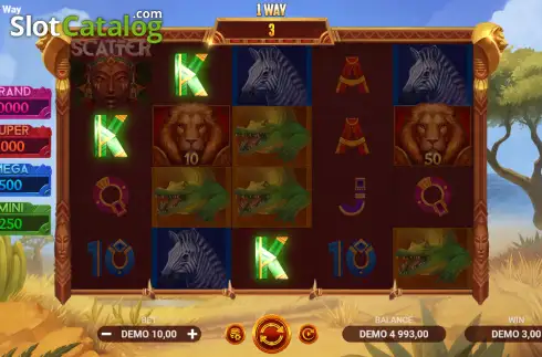 Скрин3. Heart of Africa: Lion Way слот