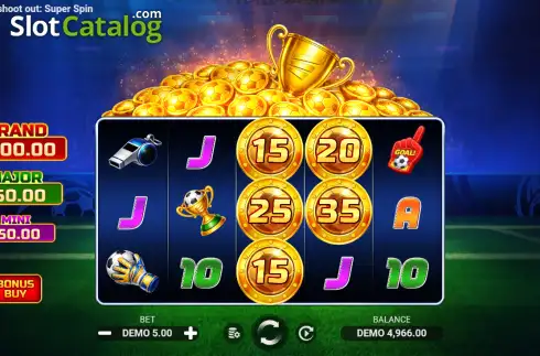 Скрин2. Penalty Shoot Out: Super Spin слот