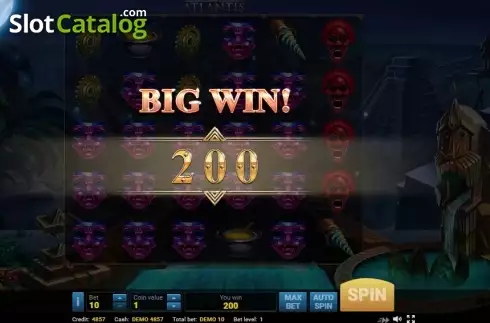 Скрин6. Atlantis (Evoplay) слот