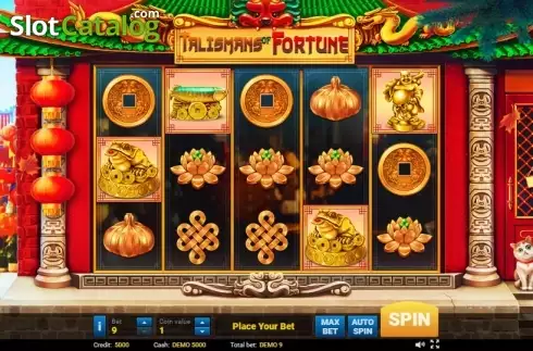 Скрин2. Talismans of Fortune слот