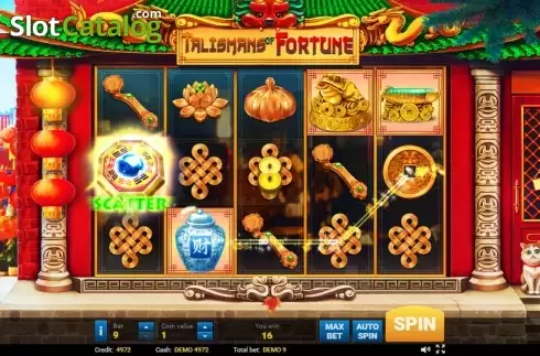 Скрин4. Talismans of Fortune слот