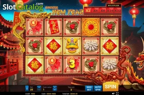 Скрин3. Chinese New Year (Evoplay) слот