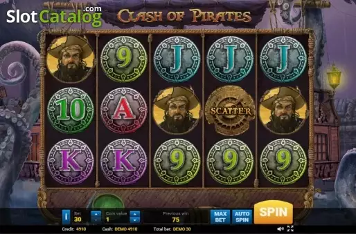 Скрин2. Clash of Pirates слот