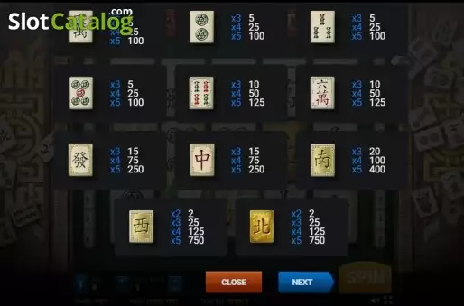 Скрин5. Lucky Mahjong Box слот